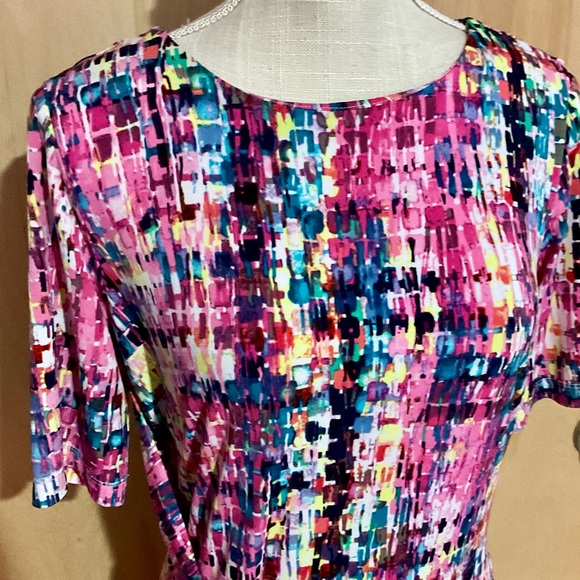 Madison Leigh Multi-colored Stretch Dress - EUC - Picture 3 of 4